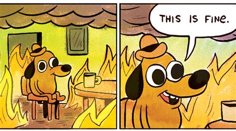 Why the GOP Twitter couldn't pull off the "This is fine" meme - Vox