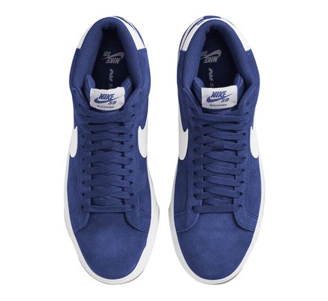 BUY Nike SB Blazer Mid Blue Suede | Kixify Marketplace