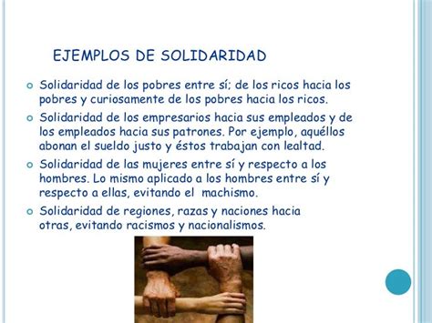 La solidaridad