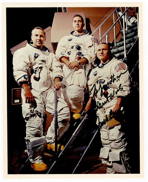 Lot Detail - Astronaut Frank Borman Signed Apollo 8 Photograph