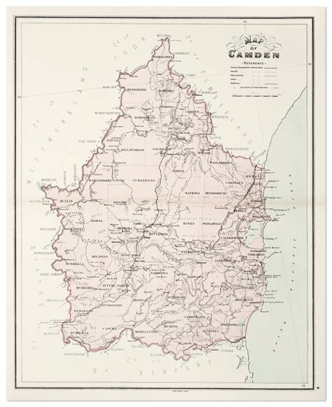 Map of Camden - Antique Print Map Room