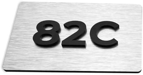 ALÚMADESIGNCO Office Number Placards - Unit Identification signage ...