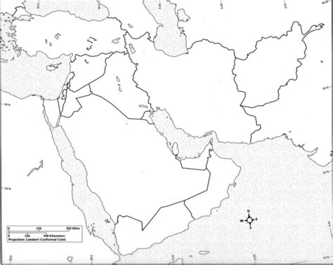 Southwest Asia (Middle East): Political Map Diagram | Quizlet