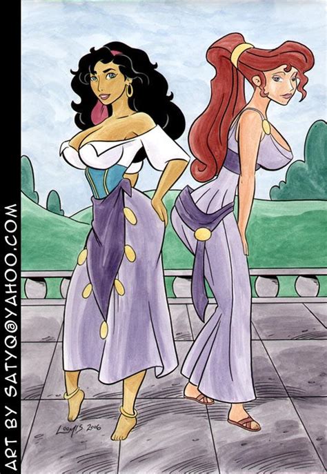 Esmeralda Megara painting by SatyQ on DeviantArt