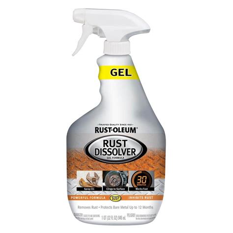 Rust-Oleum 32 oz. Rust Dissolver Spray Gel (6-Pack) 300112 - The Home Depot