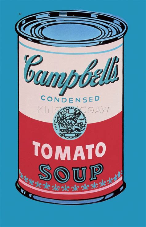 Campbell's Soup Can, 1965 (pink & red) by Andy Warhol - art print from ...