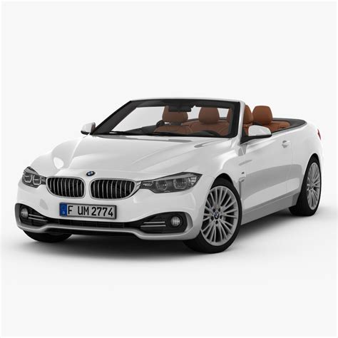 BMW 4 Series Convertible F33 2014 3D Model MAX | CGTrader.com