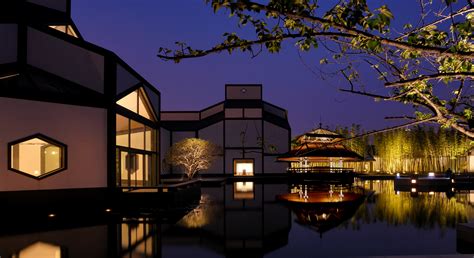 The Suzhou Museum by I. M. Pei with Pei Partnership Architects stands out, or rather stands back ...