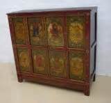 Chinese Antique Furniture-Tibet Cabinet (B7933) - Chinese Antique Cabinet, Tibet Cabinet