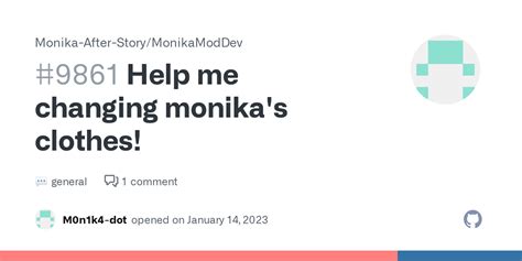 Help me changing monika's clothes! · Monika-After-Story MonikaModDev · Discussion #9861 · GitHub