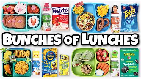 FUN LUNCH IDEAS for OLDER KIDS & TEENS | Bunches of Lunches (Subscriber Edition) - The Busy Mom Blog