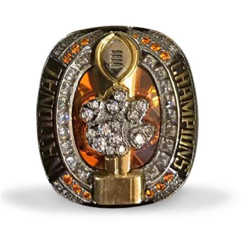 2016 Clemson Tigers National Championship Ring - ChampionshipRingClub.com | Clemson ring, Tiger ...