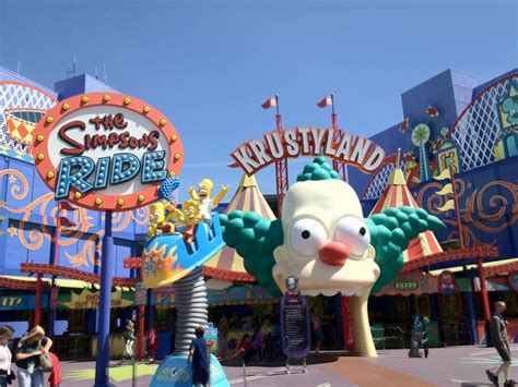 The Simpson's Ride - Universal Studios | Universal parks, Creepy disney, Usa holidays