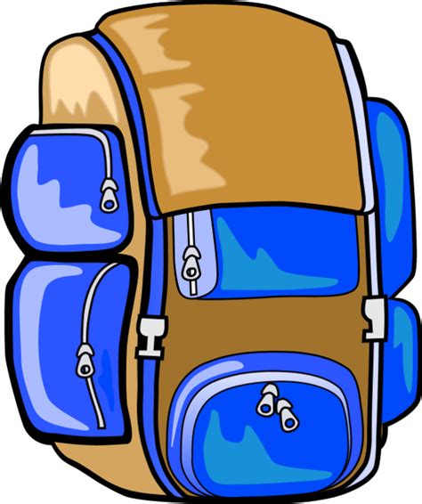 Hiking backpack clip art hiking backpack clipart photo 2 - Clipartix