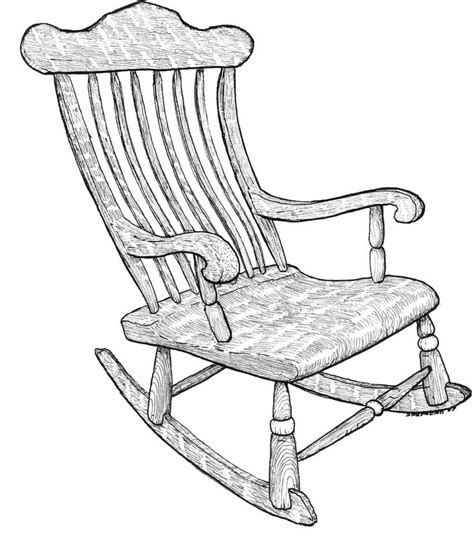 rocking chair drawing - Google Search | Centos