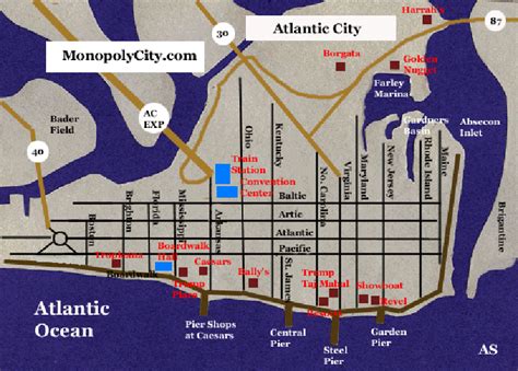 Guide to Atlantic City and the Monopoly Game