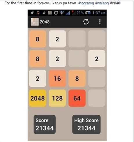 What’s Your 2048 Strategy? – Scribbling Neurons