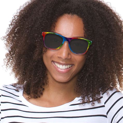 Rainbow Stripes Sunglasses - 12 pack