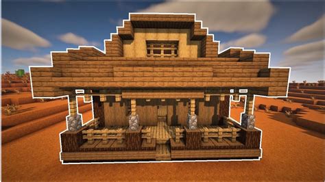 How to Build a Saloon in Minecraft - YouTube