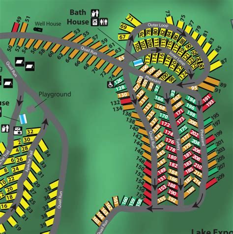 Resort Map – Lost Valley Lake