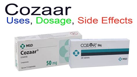 Cozaar Uses, Dosage and Side Effect. - YouTube