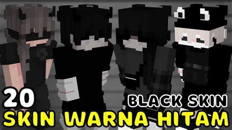 SKIN MINECRAFT WARNA HITAM - BLACK MINECRAFT SKINS (BOY AND GIRL SKIN ...