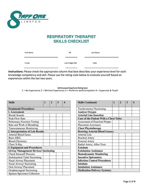 Respiratory Skills Checklist: Edit & Share | airSlate SignNow