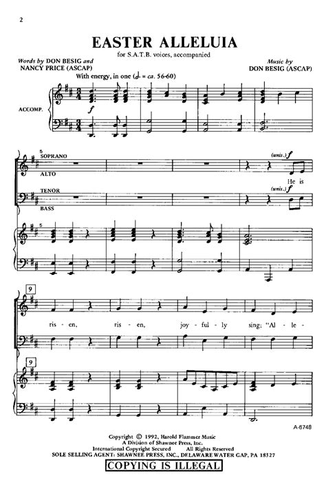 Easter Alleluia (SATB ) | J.W. Pepper Sheet Music