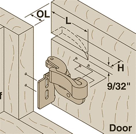 Marathon Brass Plated Amerock Self-Latching Knife Hinge For 1/2" Overlay