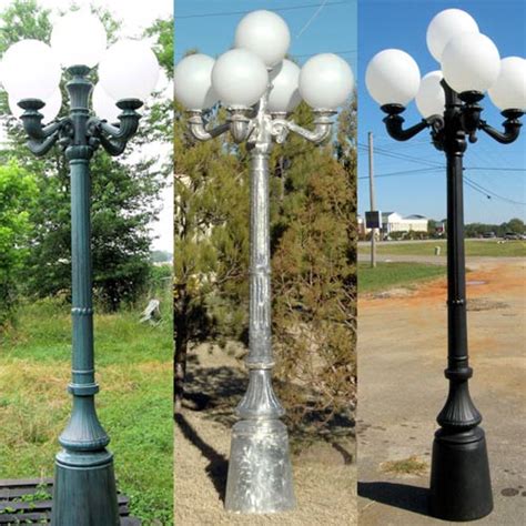 Outdoor 5 Globe Lamp Post - Outdoor Lighting Ideas