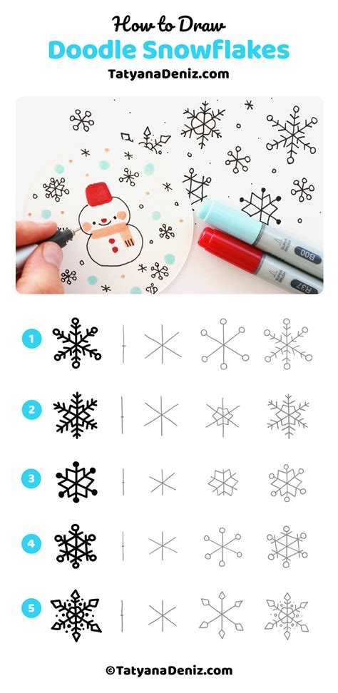 Draw A Snowflake Easy - werohmedia