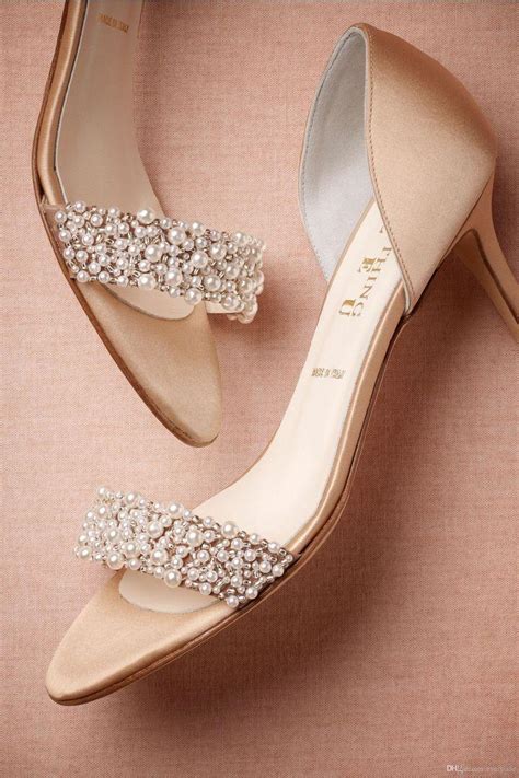 Ivory Bridal Shoes Uk Gorgeous Wedding Shoes Summer Champagne High ...