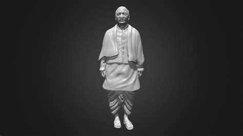 Statue Of Unity ( SARDAR PATEL ) - 3D model by vishaljeengar09 [24603cc] - Sketchfab