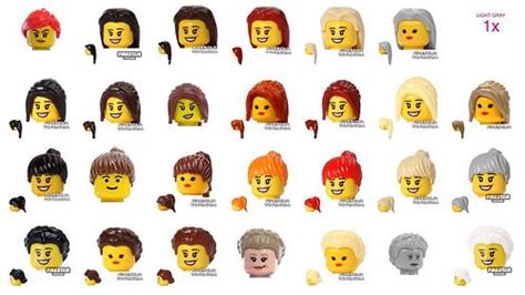 lego hairstyles | Hair pieces, Lego, Hair print