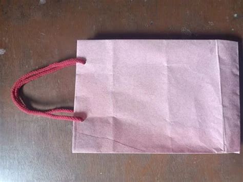 Pink Plain Paper Bag, For Shopping, Capacity: 2kg at Rs 4/piece in Indore