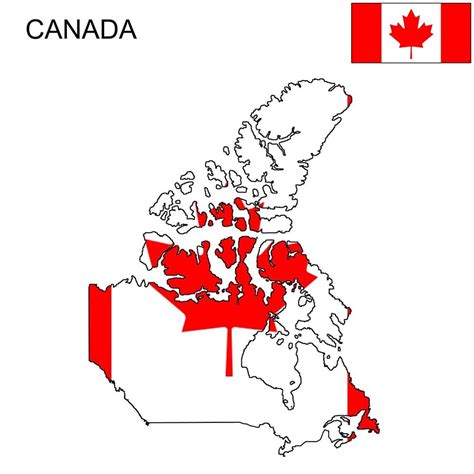 Canada Flag Map and Meaning | Mappr