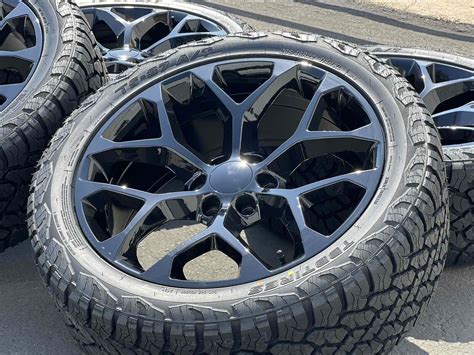 2023 Wheels Rims Tires 22" GMC Sierra Yukon Chevy Silverado 1500 Tahoe OEM Specs | eBay