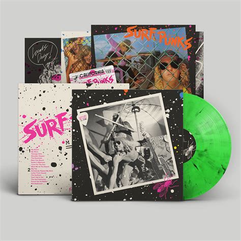 SURF PUNKS - My Beach (Remastered w/ New Artwork plus Poster & Surfboa