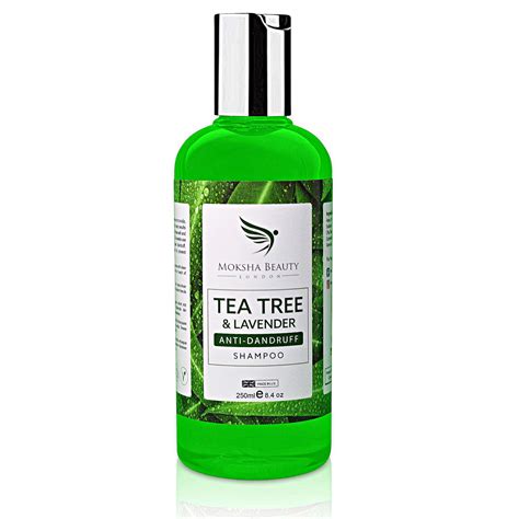 Buy Tea Tree Oil Anti Dandruff Shampoo - [Made In UK] Therapeutic Grade ...