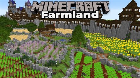 How to Build Custom Farmland in Minecraft 1.14 : Single Player Survival #2 - YouTube