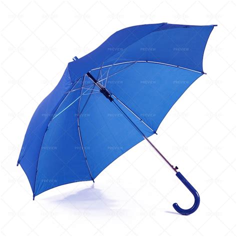 Isolated Blue Umbrella - Stock Photos | Motion Array