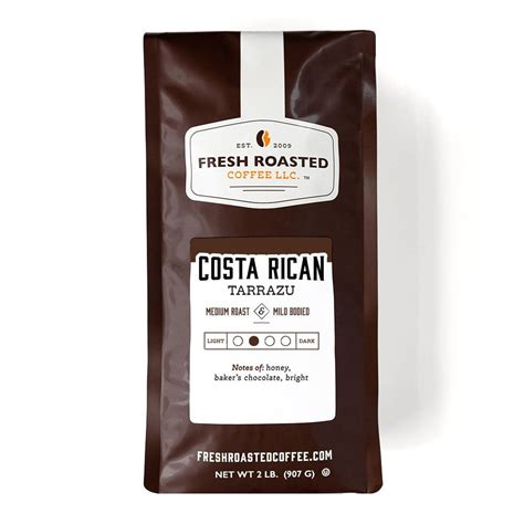 Fresh Roasted Coffee, Costa Rican Tarrazu Coffee, Medium Roast, Whole ...