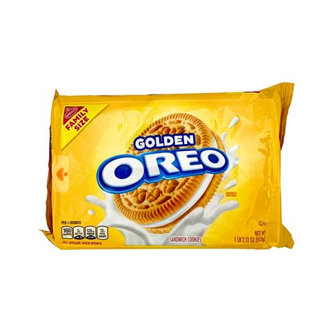 Golden Oreo Sandwich Cookies Family Size 1 lb 2.12 oz