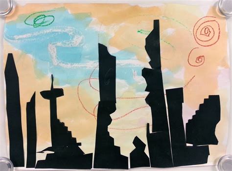 Art with Ms. Gram: Silhouette Cityscapes (2nd) Art Teacher, Cityscapes ...