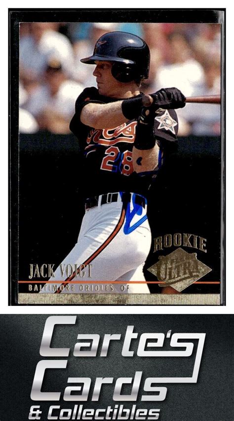 Jack Voigt 1994 Ultra #10 Baltimore Orioles TTM/IP Signed Autographed ...