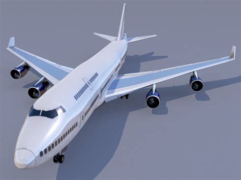 Boeing 747 3D Model - Realtime - 3D Models World