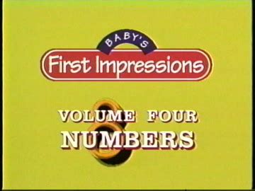 Baby's First Impressions Vol. 4 Numbers (1997) VHS : Small Fry Productions : Free Download ...