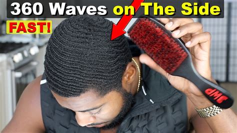 How To Get Waves on the Sides - 360 Brush Techniques for Fast Results! - YouTube