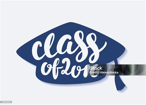 Class Of 2016 Stock Illustration - Download Image Now - 2016, Achievement, Cap - Hat - iStock