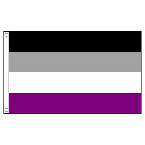 Asexual (5ft by 3ft) Premium Pride Flag - THE PRIDE SHOP